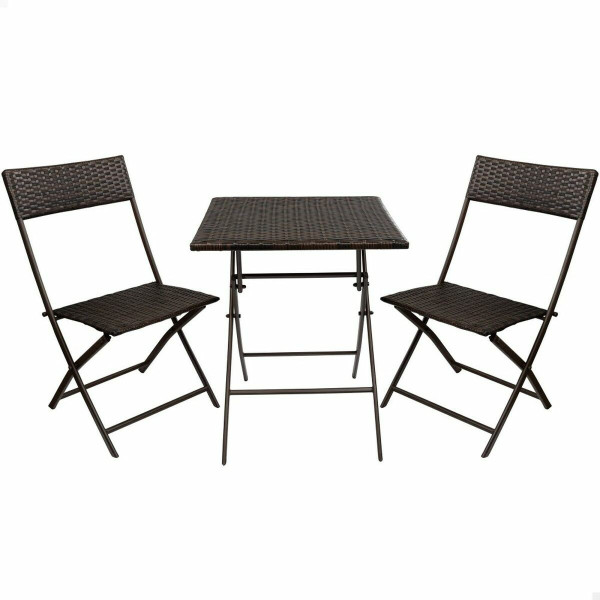 Ensemble Table  2 Chaises Aktive Carré 60 x 72 cm