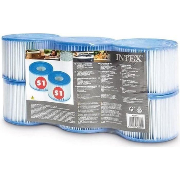 Intex - 29011 - Lot de 6 cartouches pour pure spa S1