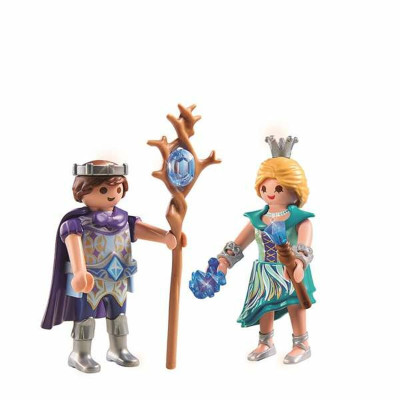 Figurines Articulées Playmobil 71208 Princesse 15 Pièces Prince Duo