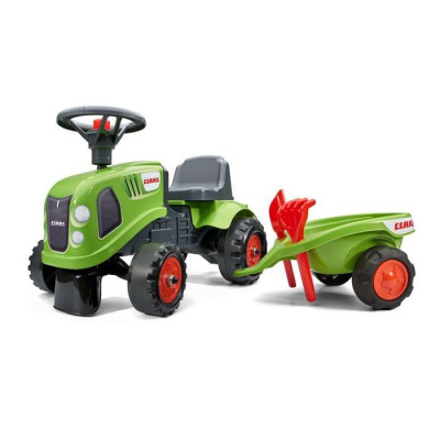 Porteur tracteur Claas avec remorque et accessoires - FALK - Des 12 mois - 100% fabriqué en France - 40% plastique recyclé