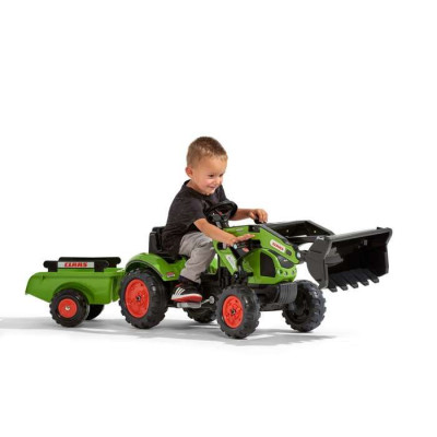 Tractopelle Claas avec remorque - FALK - Des 2 ans - 100% fabriqué en France - 40% plastique recyclé