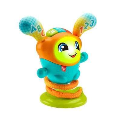 Jouet d'éveil musical - Fisher Price - DJ Le Robot Danseur a Rebond - 75 chansons et sons - Multicolore