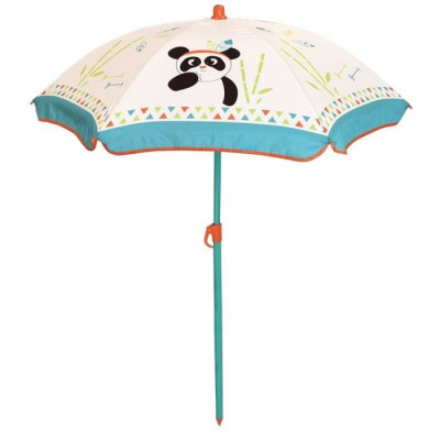 Table de Pique-nique pour Enfant - FUN HOUSE - INDIAN PANDA - Bois - Parasol inclus