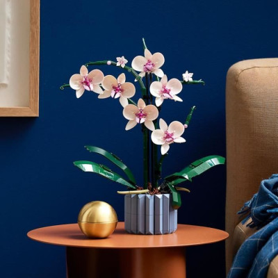 LEGO  Icons 10311 L'Orchidée Plantes de Fleurs Artificielles d'Intérieur, Décoration de Maison