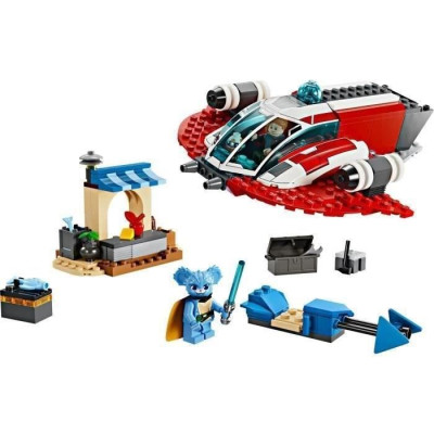 LEGO 75384 Star Wars Le Crimson Firehawk, Jouet de Construction avec Speeder Bike et Minifigurines