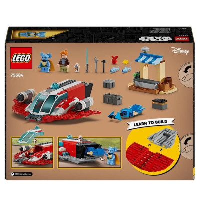 LEGO 75384 Star Wars Le Crimson Firehawk, Jouet de Construction avec Speeder Bike et Minifigurines