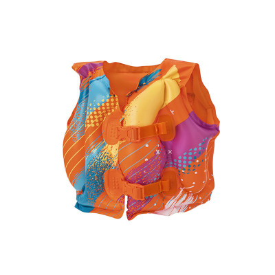 Bestway Manchons Gonflables Textile Doux Sécurité Bébé Couleur Assortie UPF 50 38x14cm 1-3 Ans Plage et Piscine 32182