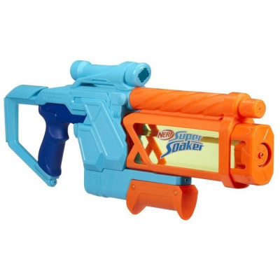 Nerf blaster a eau Mega Dunk-Fill, remplissage instantané facile, Réservoir 1L, Nerf Super Soaker, des 6 ans