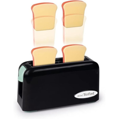 Set petit déjeuner Tefal - Smoby - Grille pain  cafetiere  tasses et cuilleres - Dés 3 ans