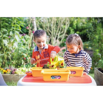 SMOBY - Silence ça Pousse Set de jardinieres  accessoires - Fabrication française