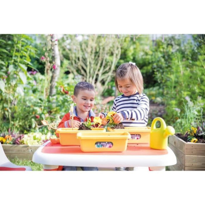 SMOBY - Silence ça Pousse Set de jardinieres  accessoires - Fabrication française