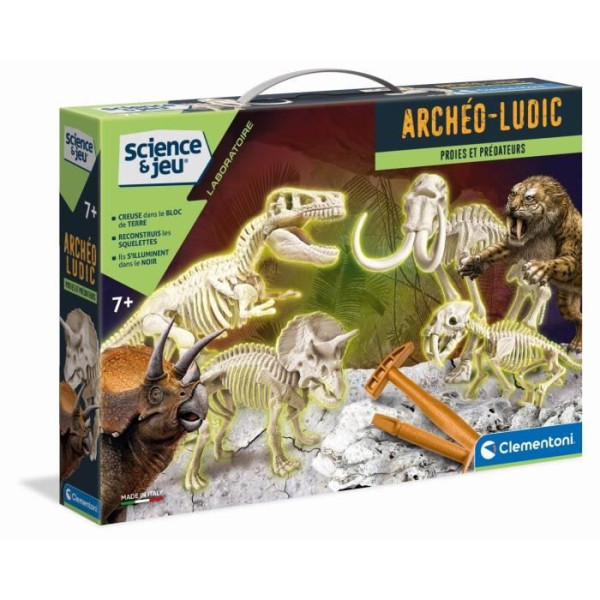 Clementoni - Science  Jeu - Archéo Ludic - Proies et Prédateurs