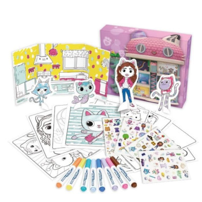 Coloriage - CRAYOLA - Color Wonder Activity Kit Gabby's Dollhouse - Coffret d'activités colorées Des 3 ans
