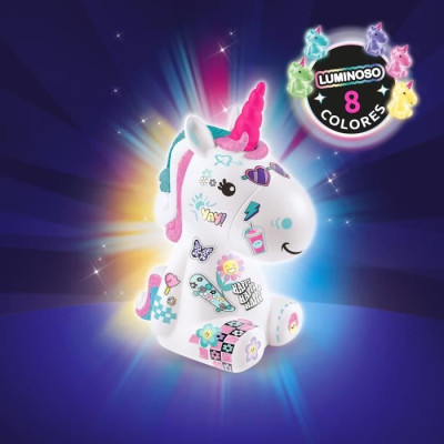 Canal Toys Style 4 Ever - Licorne Y2K DIY Lumineuse a décorer - Edition Collector - Loisirs Créatifs pour Enfant - OFG 293