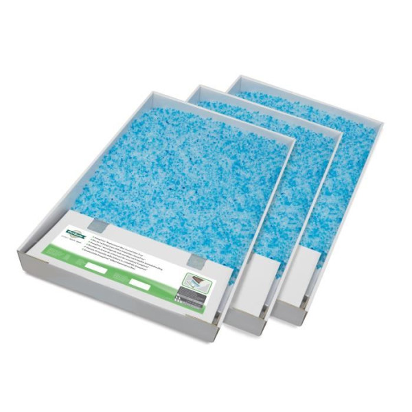 SCOOPFREE Litiere de rechange Blue Cristal - Lot de 3 - Pour chat