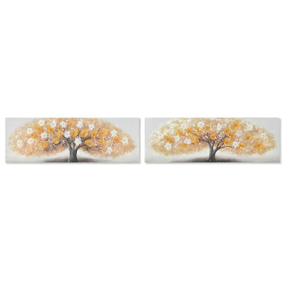Cadre Home ESPRIT Doré Toile Bois MDF Arbre Traditionnel 90 x 3 x 30 cm (2 Unités) Cadre Home ESPRIT Doré Toile Bois MDF Arbre Traditionnel 90 x 3 x 30 cm (2 Unités)