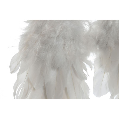 Décoration Suspendue Home ESPRIT Blanc Doré Plume 28 x 4 x 33 cm (2 Unités) Décoration Suspendue Home ESPRIT Blanc Doré Plume 28 x 4 x 33 cm (2 Unités)