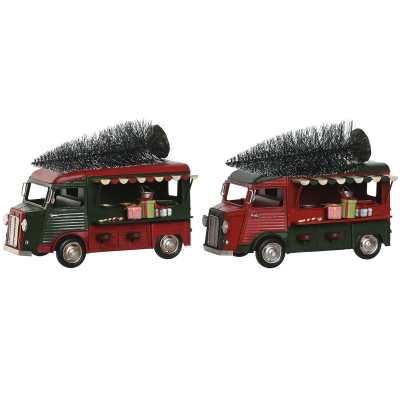 Décorations de Noël Home ESPRIT Rouge Vert 26 x 14,5 x 20 cm (2 Unités) Décorations de Noël Home ESPRIT Rouge Vert 26 x 14,5 x 20 cm (2 Unités)