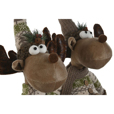 Décorations de Noël Home ESPRIT Marron Vert Renne 25 x 15 x 55 cm (2 Unités) Décorations de Noël Home ESPRIT Marron Vert Renne 25 x 15 x 55 cm (2 Unités)