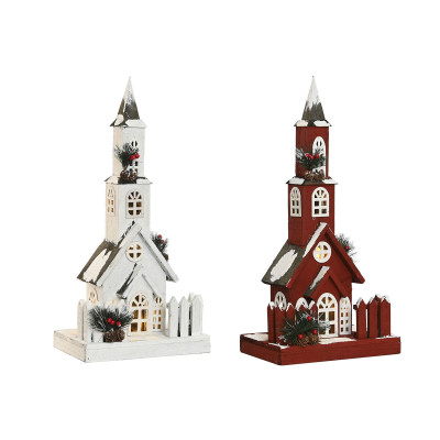 Décorations de Noël Home ESPRIT Blanc Rouge 27 x 18 x 56 cm (2 Unités) Décorations de Noël Home ESPRIT Blanc Rouge 27 x 18 x 56 cm (2 Unités)