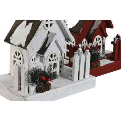 Décorations de Noël Home ESPRIT Blanc Rouge 27 x 18 x 56 cm (2 Unités) Décorations de Noël Home ESPRIT Blanc Rouge 27 x 18 x 56 cm (2 Unités)