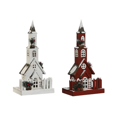 Décorations de Noël Home ESPRIT Blanc Rouge 27 x 18 x 56 cm (2 Unités) Décorations de Noël Home ESPRIT Blanc Rouge 27 x 18 x 56 cm (2 Unités)