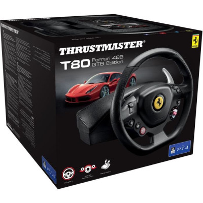 Thrustmaster Volant T80 FERRARI 488 GTB Edition -PS4 / PC