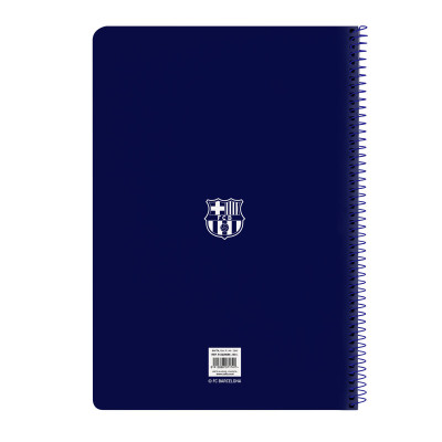 Carnet F.C. Barcelona 24/25 Bordeaux Blue marine A4 80 Volets