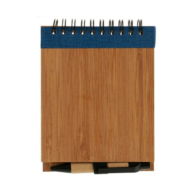 Cahier à Spirales avec Stylo Bambou 1 x 10 x 13 cm (24 Unités)