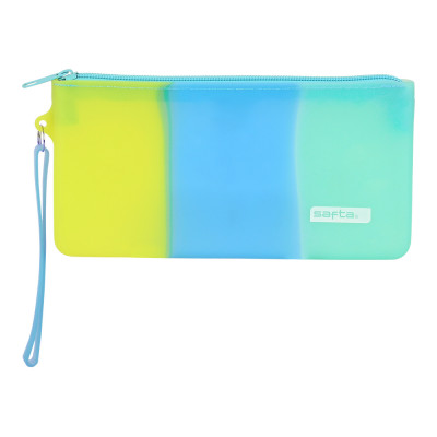 Trousse d'écolier Safta Bleu Vert Jaune (21 x 10.5 x 2 cm)