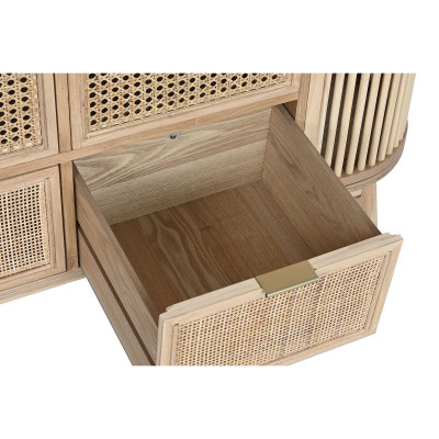 Caisson à Tiroirs Home ESPRIT Doré Naturel Sapin 120 x 40 x 80 cm
