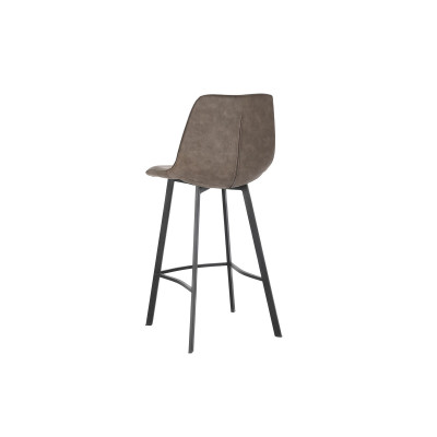 Tabouret DKD Home Decor Noir Camel Métal 56 x 49 x 110 cm