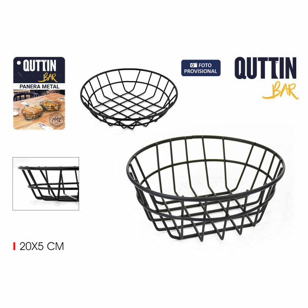 Poêle Quttin Gastro Noir Orange 43 x 25 x 5 cm (6 Unités)