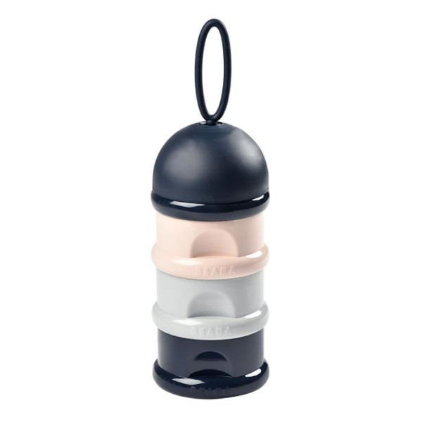 BEABA Boîte doseuse de lait empilable (dark bluegraypink)