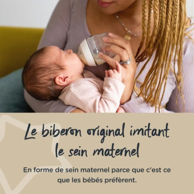 TOMMEE TIPPEE - Lot de 6 biberons Closer to Nature - 260ml - Multicolore