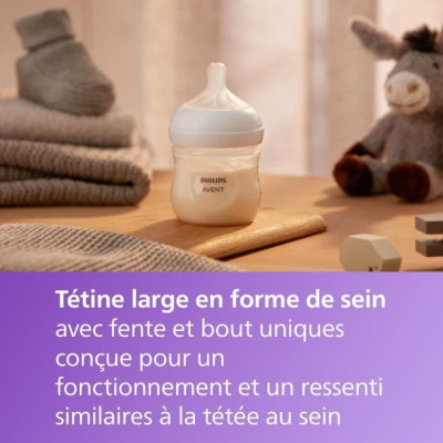 Coffret découverte - PHILIPS AVENT - Natural 3.0 - Biberon 125ml  Sucette Ultra Air 0-6M