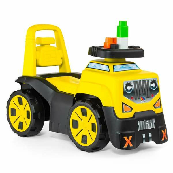 Tricycle Moltó 3x1 Wheels  Blocks Jaune 89 cm 10 Pièces