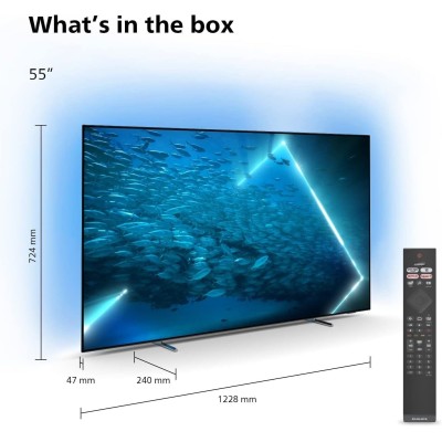 PHILIPS 55OLED707 Smart TV 55″ 4K ULTRA HD OLED WIFI