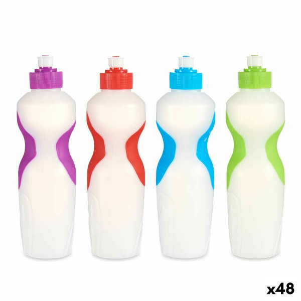 Bouteille Bouchon de Dosage Polyéthylène 700 ml 7 x 25,5 x 7 cm (48 Unités)