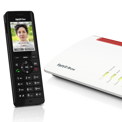 Téléphone fixe Fritz X6 Noir