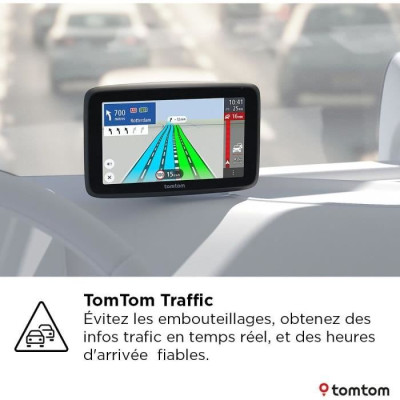 GPS - TOMTOM - GO Professional 6 EU 2eme Génération - Cartes Europe, Services Pro, Écran Tactile
