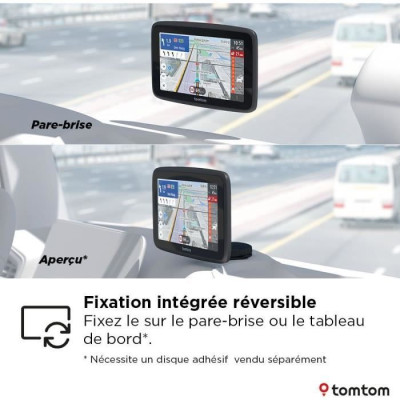 GPS - TOMTOM - GO Professional 6 EU 2eme Génération - Cartes Europe, Services Pro, Écran Tactile