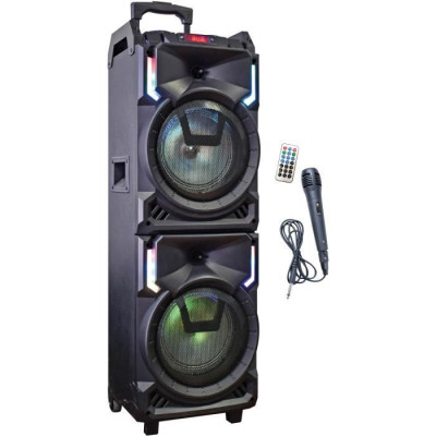 INOVALLEY  MS01XXL Enceinte Karaoke Trolley - bluetooth - 800W