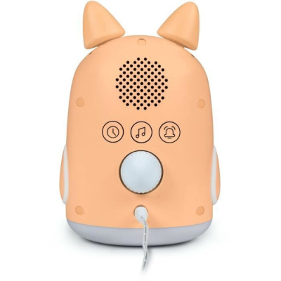 Réveil  Veilleuse Chat - BIGBEN - Mia - 3 sons originaux - Intensité lumineuse réglable - Affichage heure