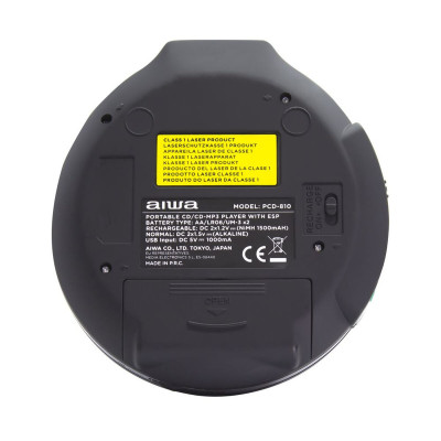 Lecteur CD/MP3 Aiwa Ordinateur portable Noir
