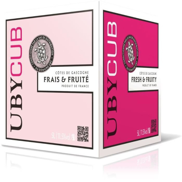 BIB 5L UBY CUB Côtes de Gascogne vin rosé