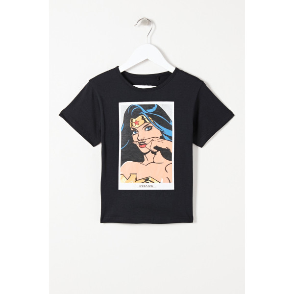 T-shirt fille eleven paris wonder woman