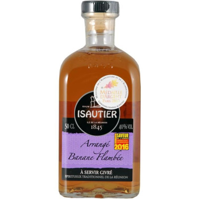 Rhum Arrange Banane Flambee 40 50cl Isautier