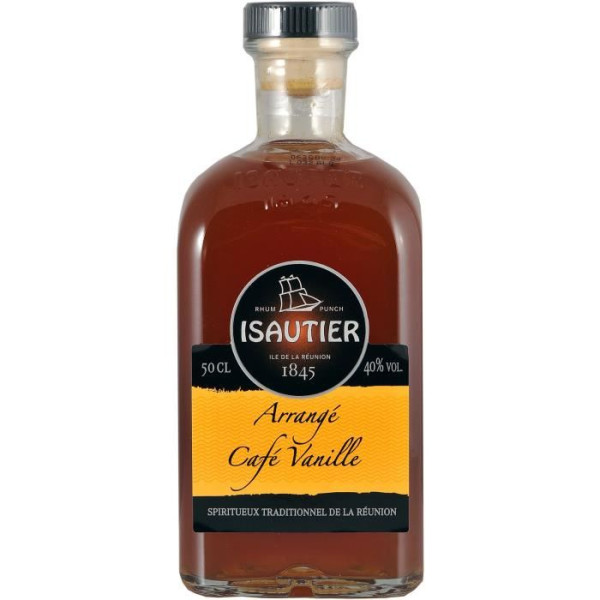 Rhum Arrange Cafe Vanille 40 50cl Isautier