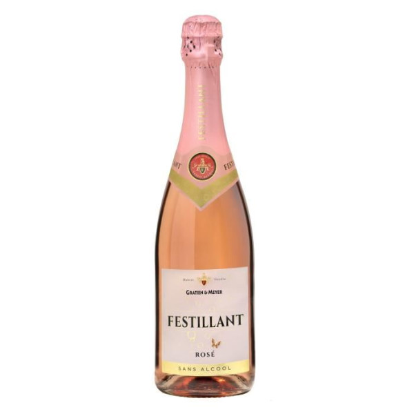 Gratien  Meyer Festillant rose boisson effervescente a base de vin désalcoolisé - Rosé - 0,75l
